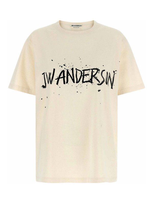 J.W. ANDERSON: Tシャツ - Tシャツ - ベージュ