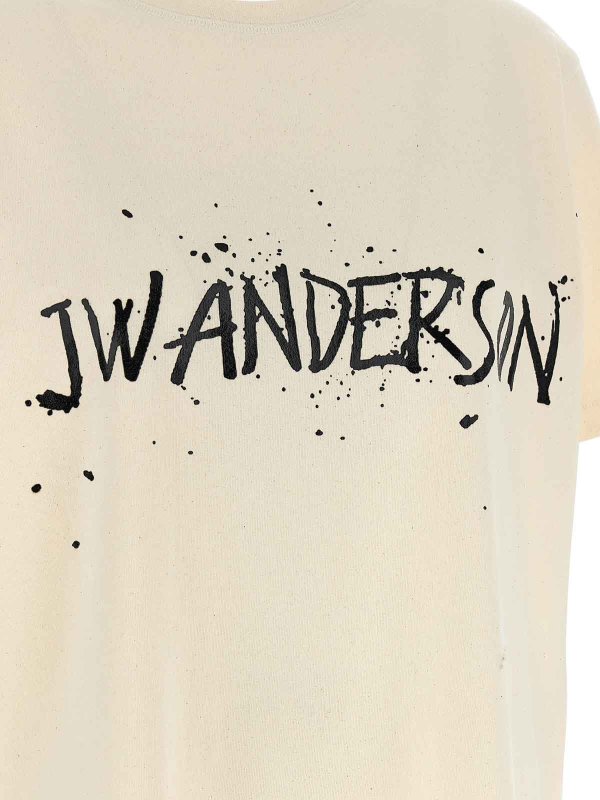 Tシャツ - ベージュ shop online: J.W. ANDERSON