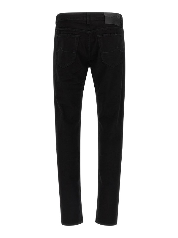 JACOB COHEN: ストレートジーンズ online - ストレートジーンズ - 黒