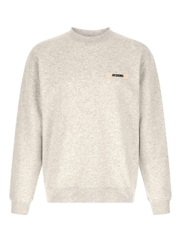 JACQUEMUS: Sweatshirts & Sweaters - Le Sweatshirt Gros Grain Sweatshirt