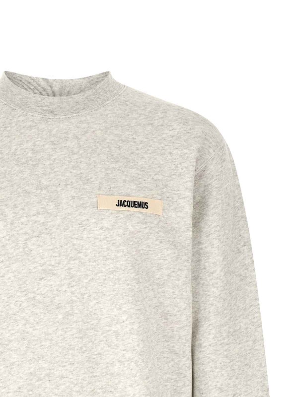 The Best Shops JACQUEMUS: Sweatshirts & Sweaters - Le Sweatshirt Gros Grain Sweatshirt