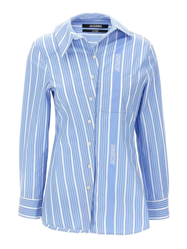 JACQUEMUS: Chemises - Chemise - Bleu Clair