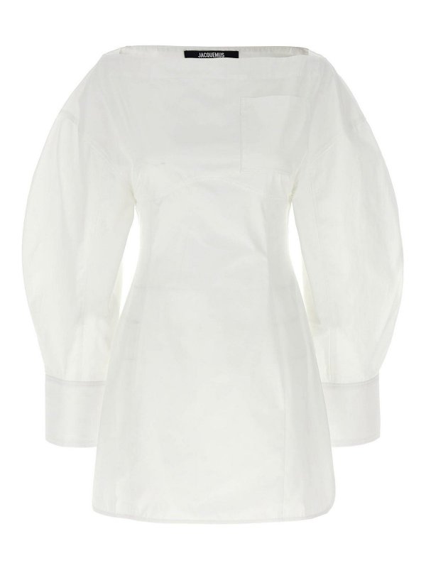 JACQUEMUS: abiti al ginocchio - Vestito  La Robe Chemise Casaco