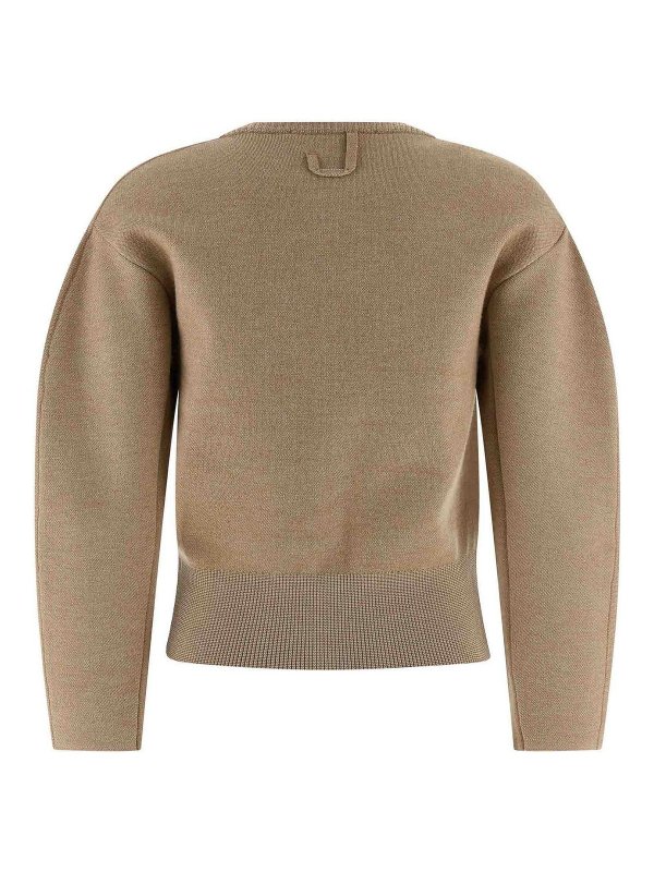 JACQUEMUS: カーディガン online - カーディガン - ベージュ