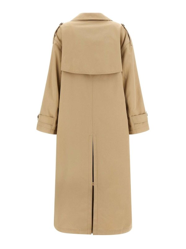 The Best Shops MM6 MAISON MARGIELA: trench coats - Trench Coat With Gloves