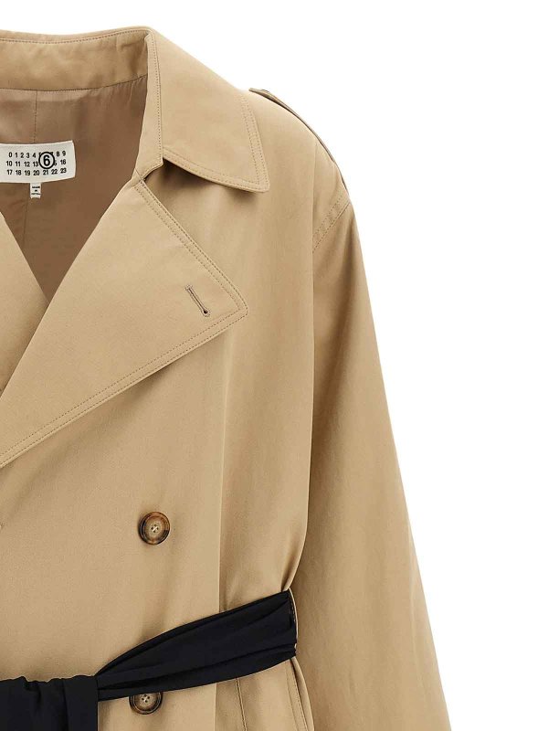 MM6 MAISON MARGIELA buy online Trench Coat With Gloves