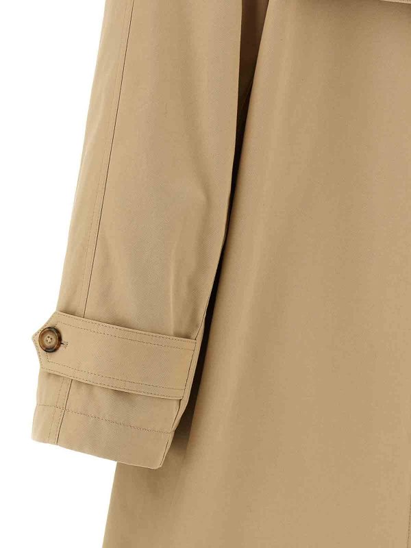 The Best Shops MM6 MAISON MARGIELA: Trench Coat With Gloves