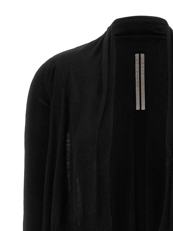 The Best Shops RICK OWENS: cardigans - Long Wrap Cardigan