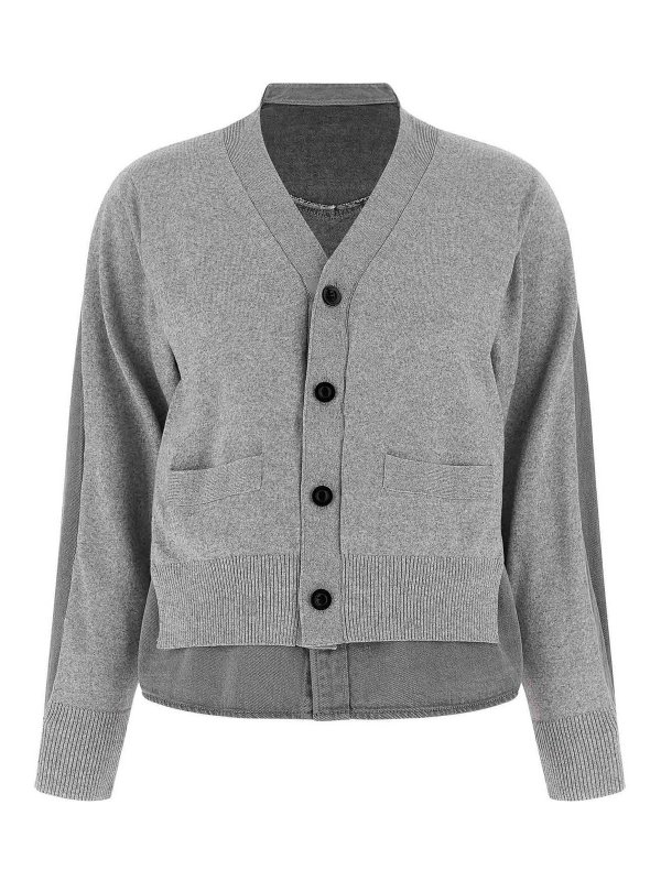 Sacai: カーディガン - カーディガン - グレー