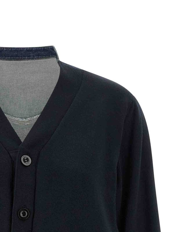 The Best Shops Sacai: カーディガン - カーディガン - ブルー