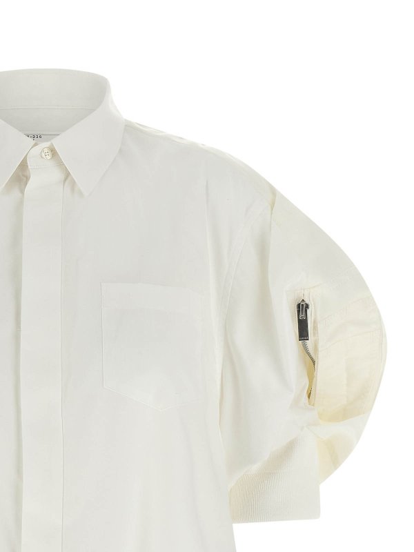 The Best Shops Sacai: ボンバージャケット - ボンバージャケット - 白