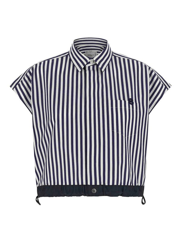 Sacai: シャツ - シャツ - ブルー