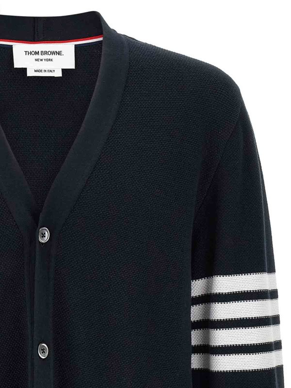 The Best Shops THOM BROWNE: Cardigans - Cardigan - Blau