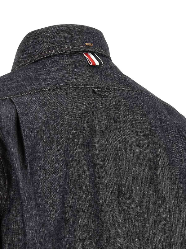 THOM BROWNE buy online Hemd - Blau