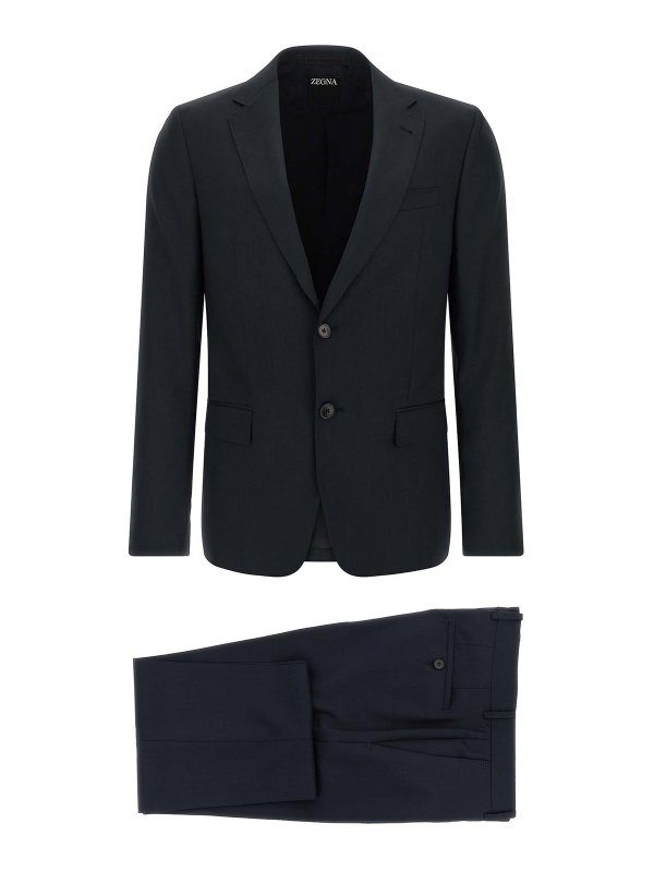 ZEGNA: ニーレングスドレス - 膝丈ドレス - ブルー