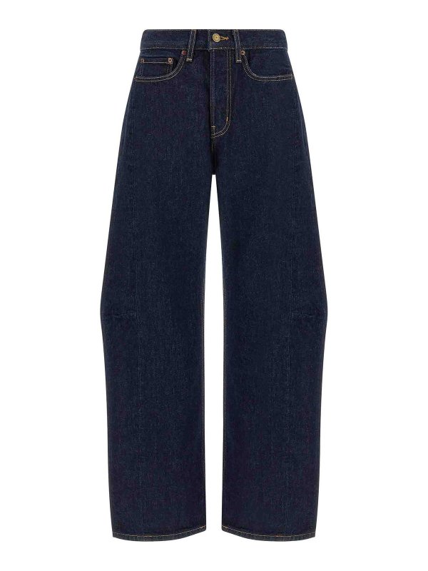 B SIDES JEANS: ストレートジーンズ - ストレートジーンズ - ブルー