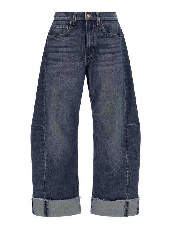 B SIDES JEANS: Jeans Rectos - Vaqueros Rectos - Azul