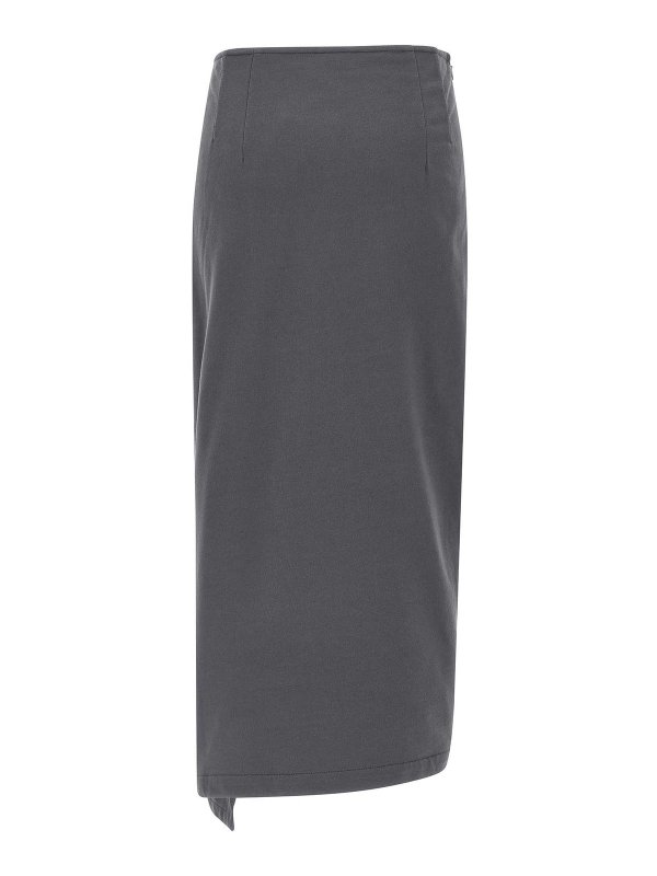 DRIES VAN NOTEN: Knielange und Midi Röcke online - Midirock - Grau