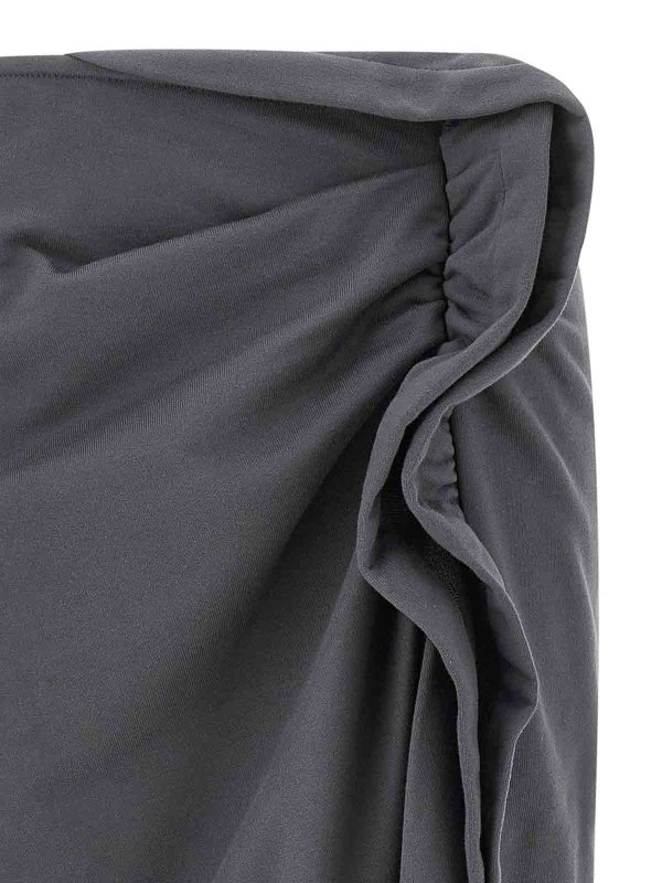 The Best Shops DRIES VAN NOTEN: Knielange und Midi Röcke - Midirock - Grau