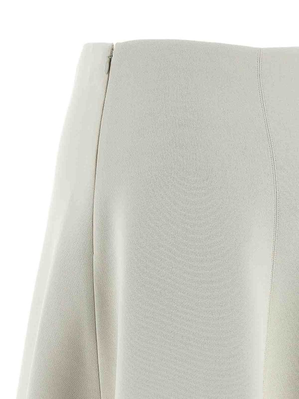 Falda Semilarga - Blanco shop online: JACQUEMUS