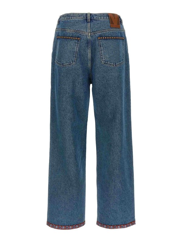 VALENTINO GARAVANI: ストレートジーンズ online - ストレートジーンズ - ブルー