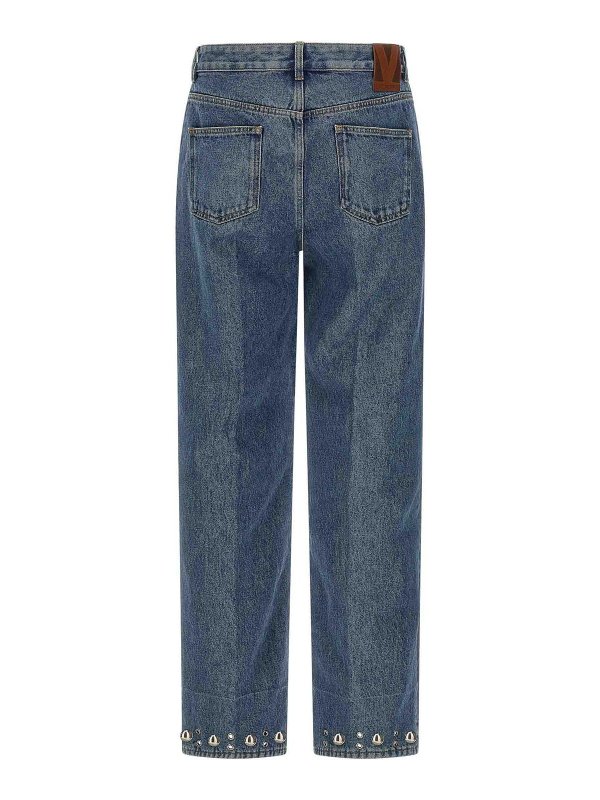 VALENTINO GARAVANI: ストレートジーンズ online - ストレートジーンズ - ブルー