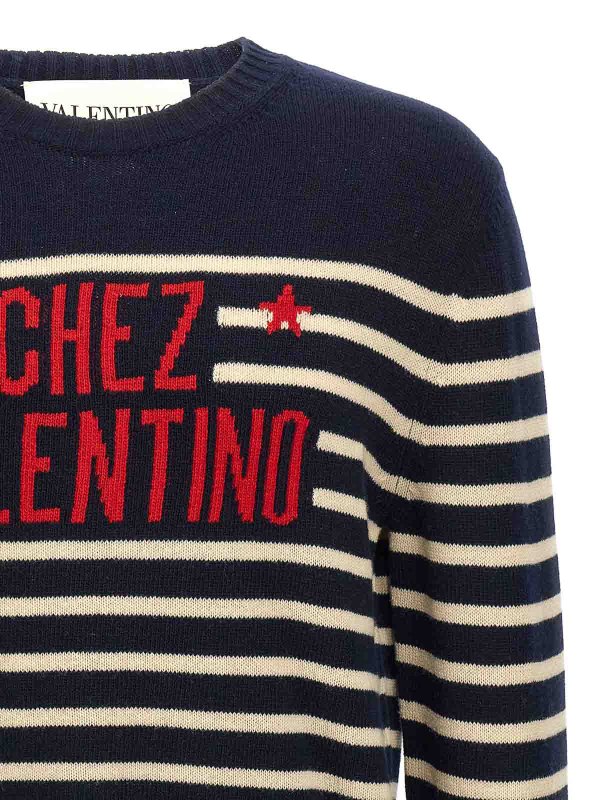 The Best Shops VALENTINO GARAVANI: クルーネック - クルーネック - ブルー