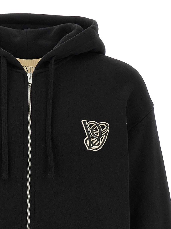 The Best Shops VALENTINO GARAVANI: Sweatshirts & Sweaters - Hoodie Vg Patch