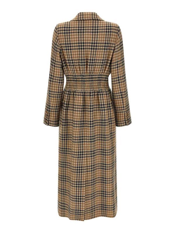 VALENTINO GARAVANI: padded coats online - Houndstooth Wool Coat