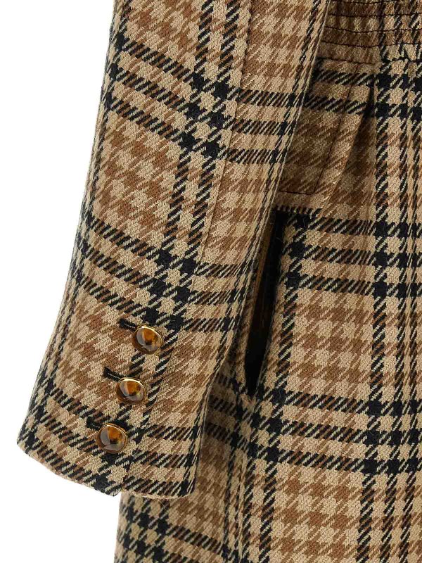 Houndstooth Wool Coat Replica 
online: VALENTINO GARAVANI