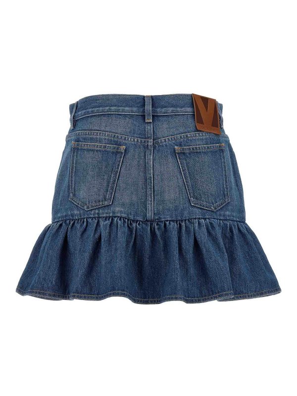 VALENTINO GARAVANI: ミニスカート online - ミニスカート - ライトブルー