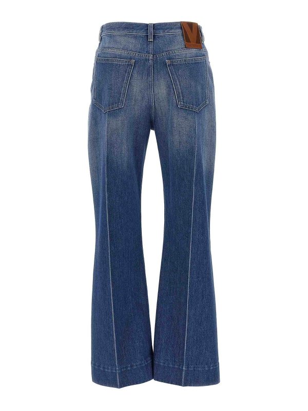 VALENTINO GARAVANI: ベルボトムジーンズ online - フレアジーンズ - ライトブルー