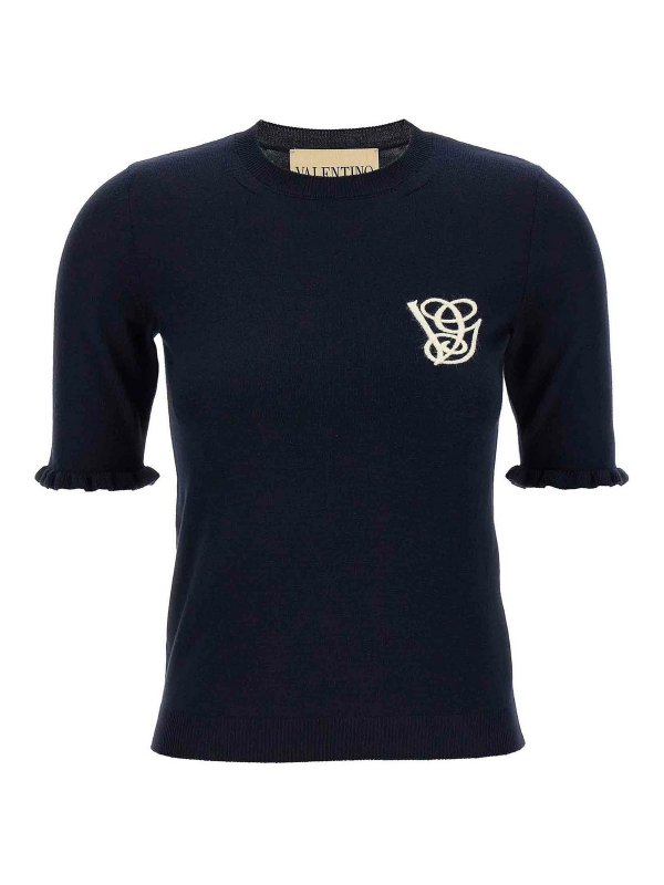 VALENTINO GARAVANI: Tops und Tank Tops - Top - Blau