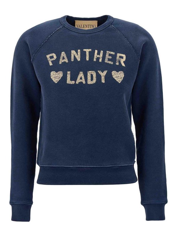 VALENTINO GARAVANI: スウェット＆セーター - スウェットシャツ/セーター - ブルー