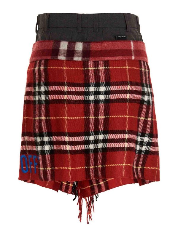 膝丈/ミディスカート - マルチカラー shop online: 1/OFF