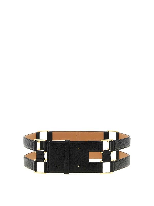 ELISABETTA FRANCHI: Cinturones - Cinturón - Negro