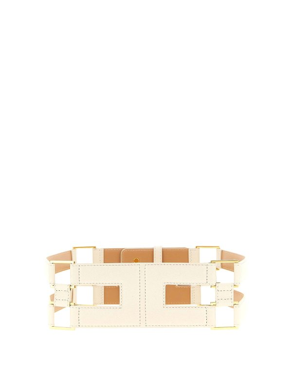 ELISABETTA FRANCHI: Cinturones online - Cinturón - Blanco