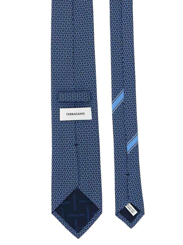 FERRAGAMO: Corbatas y pajaritas online - Corbata - Azul