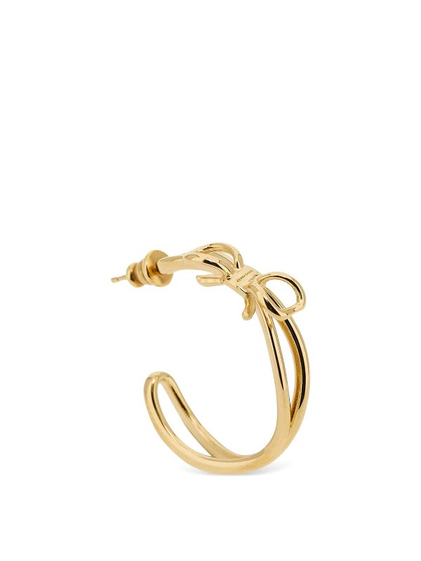 FERRAGAMO: Pendientes - Pendientes - Dorado