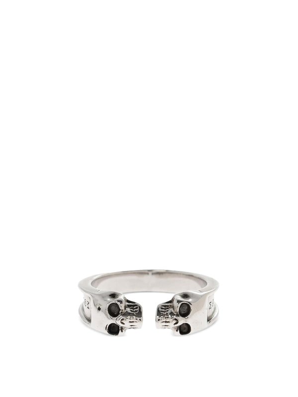 ALEXANDER MCQUEEN: ringe - Ring - Silber