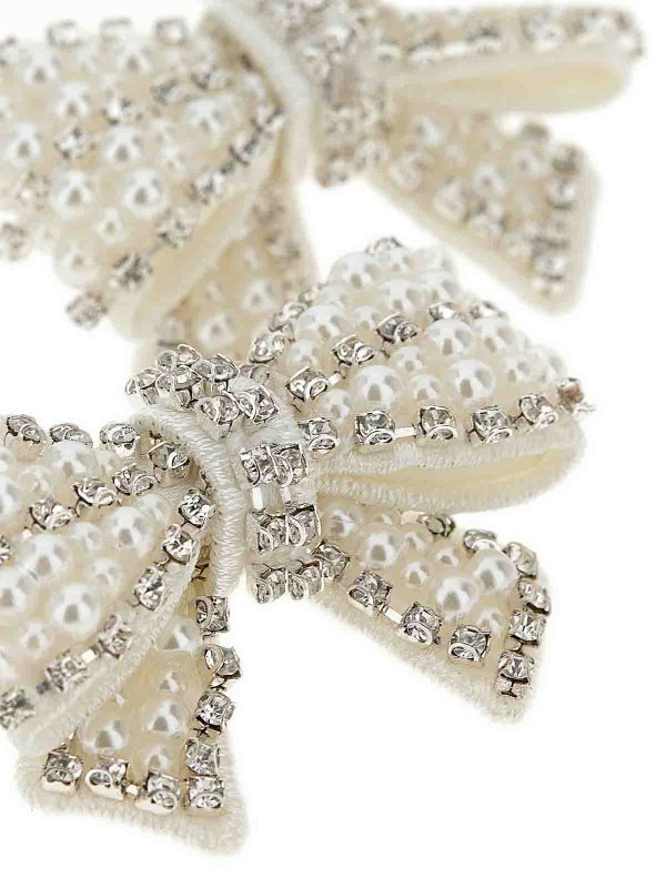 The Best Shops Self Portrait: Ohrringe - Ohrring - Weiß