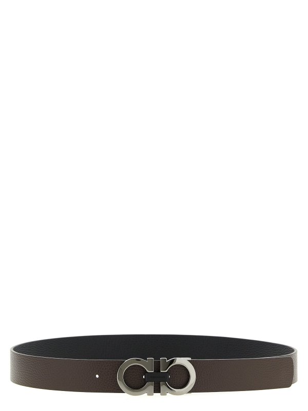 FERRAGAMO: belts online - Reversible Belt