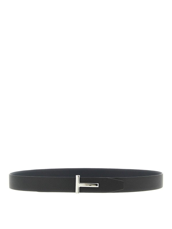 TOM FORD: belts online - Hammered Reversible Belt