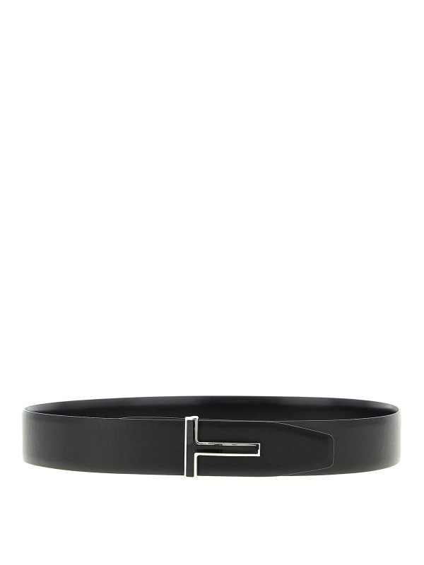 TOM FORD: cinture online - Cintura in pelle lucida