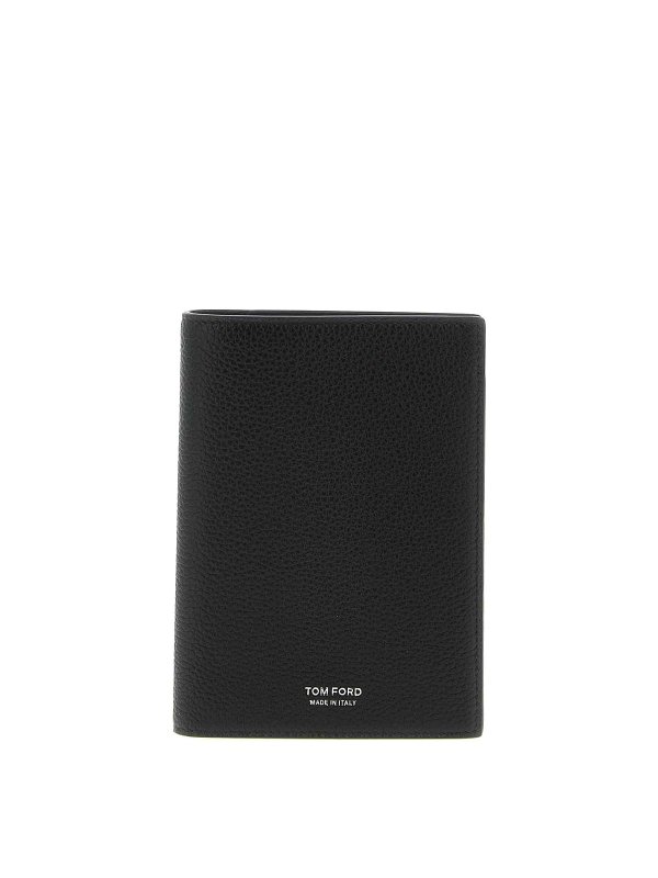 TOM FORD: wallets & purses - Hammered Leather Passport Holder