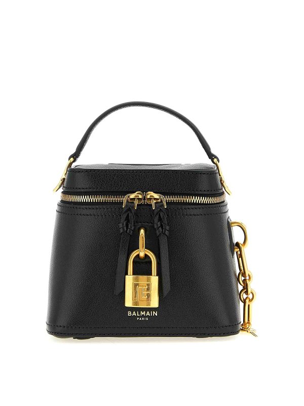 Balmain: Handtaschen - Shopper - Schwarz