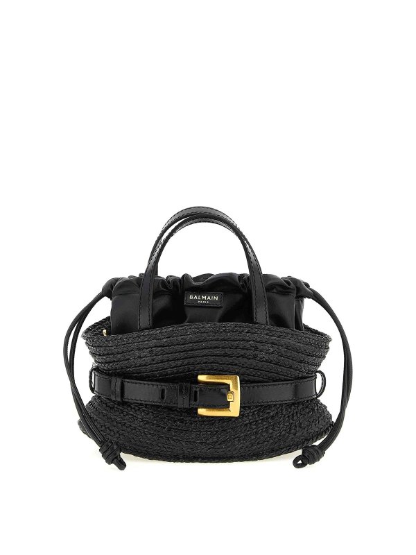 Balmain: トートバッグ - トートバッグ - 黒