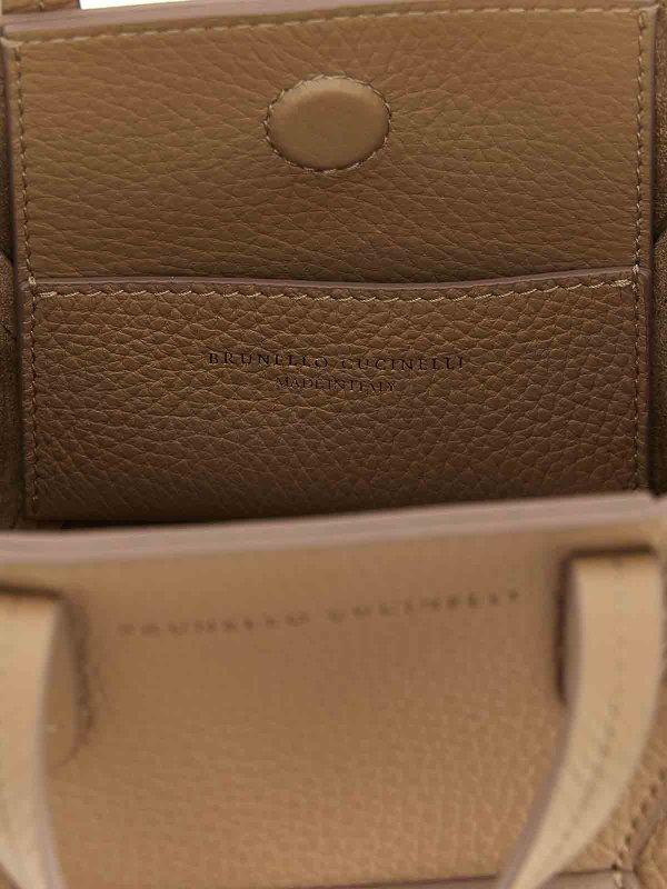 トートバッグ - ベージュ shop online: BRUNELLO CUCINELLI