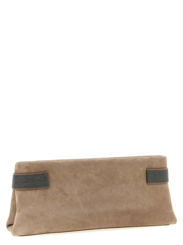 BRUNELLO CUCINELLI: クラッチバッグ online - クラッチバッグ - ベージュ