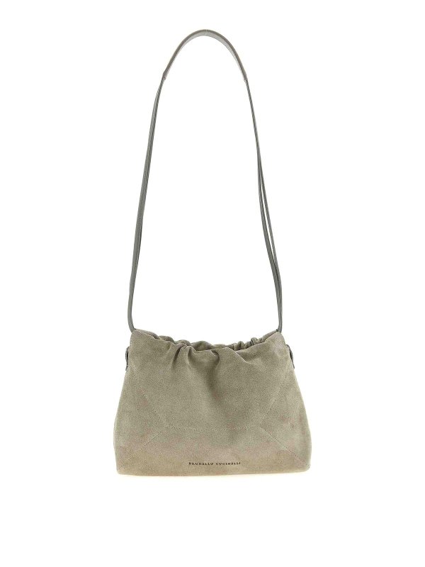 BRUNELLO CUCINELLI: Clutch - Pochette - Gris